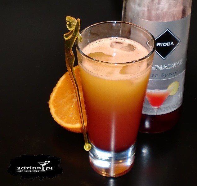 Vodka Sunrise (Wódka Sunrise) przepis na drink | 2DRINK.PL