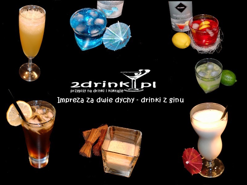 Impreza za dwie dychy – drinki z ginu