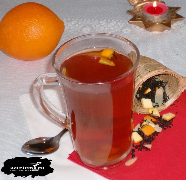 Świąteczna herbatka z pomarańczą