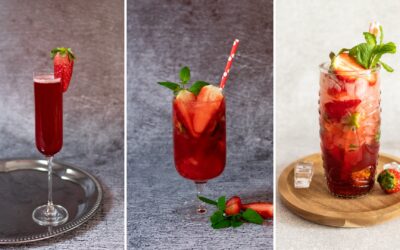 7 pomysłów na drinki z truskawek