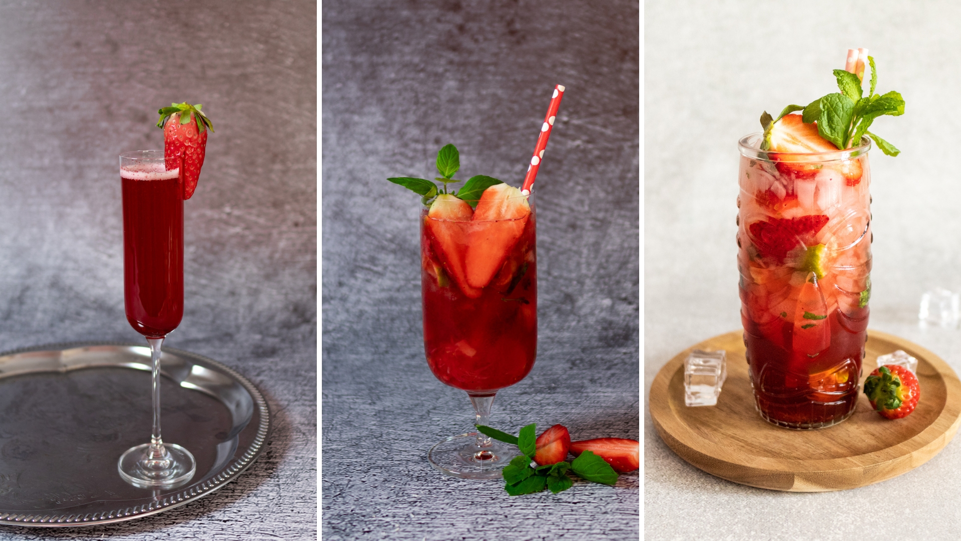7 pomysłów na drinki z truskawek
