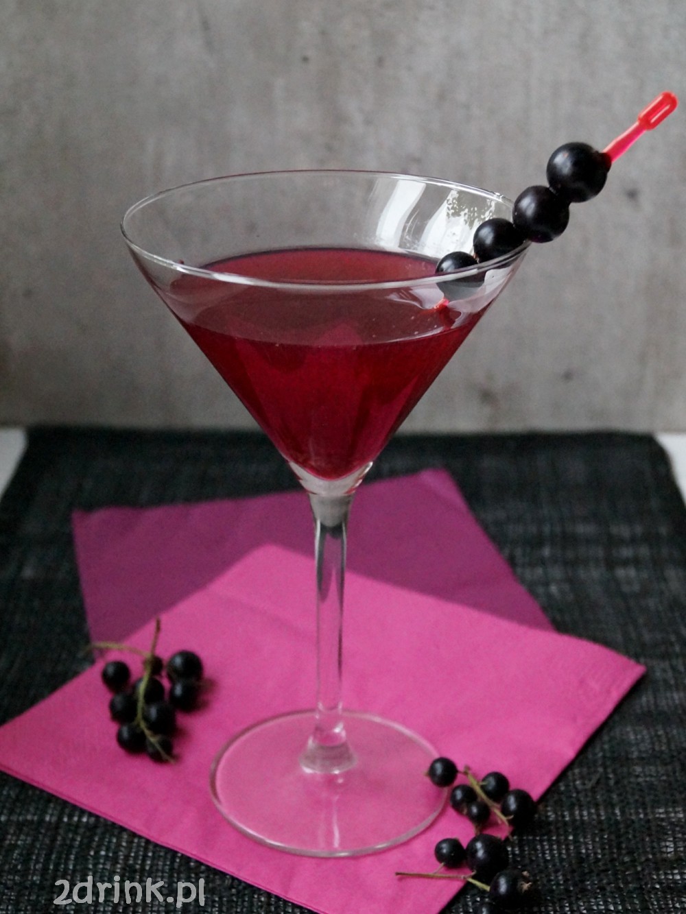 Blackcurrant Martini