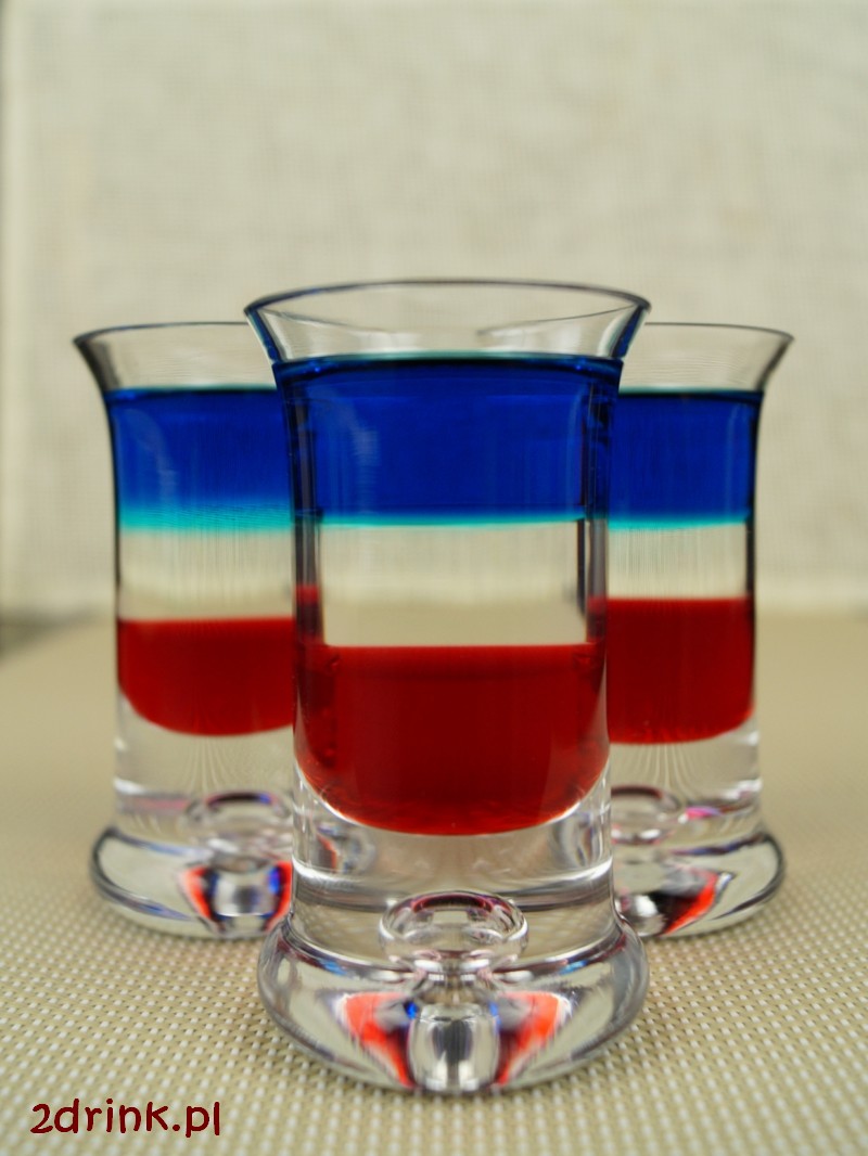 Shot American Flag