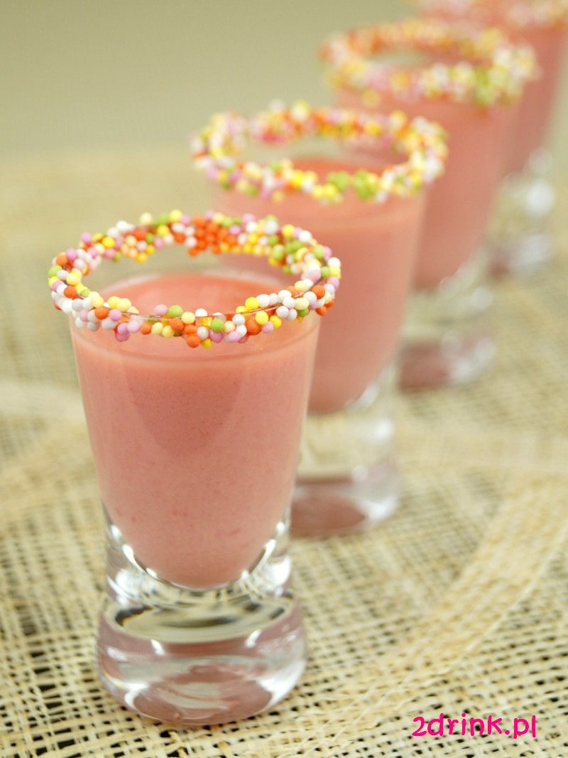 Shot Strawberry cake