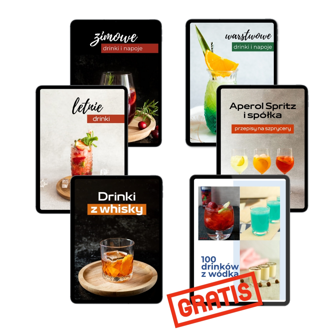 Drinki na Sylwestra – PAKIET 5 e-booków + 1 GRATIS