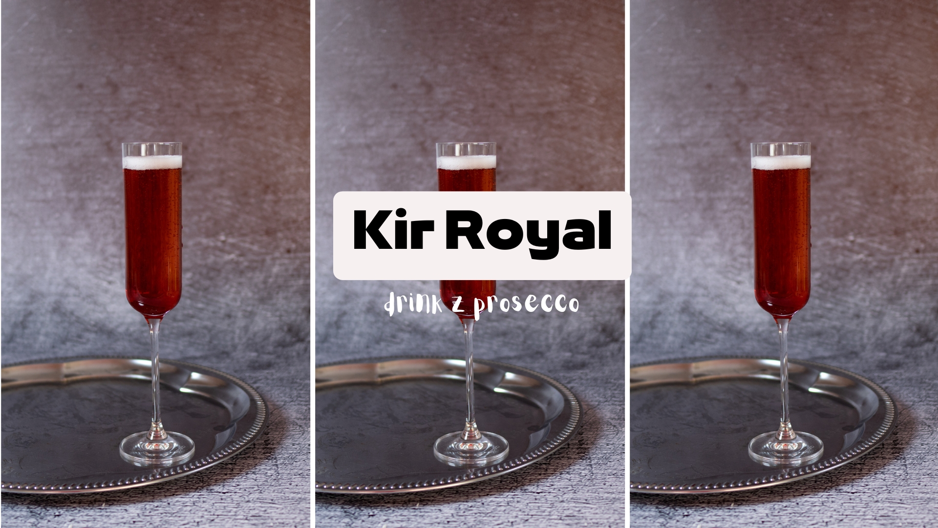 Drink Kir Royal i bezalkoholowy wariant