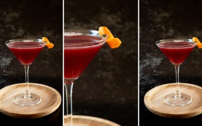 Blood and Sand – klasyczny drink z whisky, likierem wiśniowym i sokiem pomarańczowym
