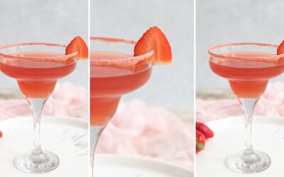 Margarita z truskawkami i granatem